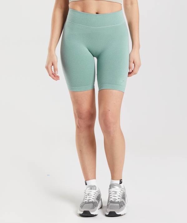 Damske Šortky Gymshark Pause Seamless Cycling Modre | QG6387045